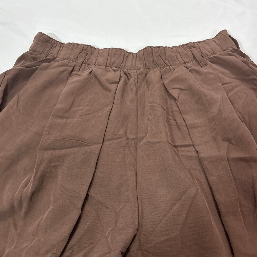 Free People XL Nothin to Say Pleated Trouser Pants Wide Leg Capsule Wardobe - Picture 4 of 9